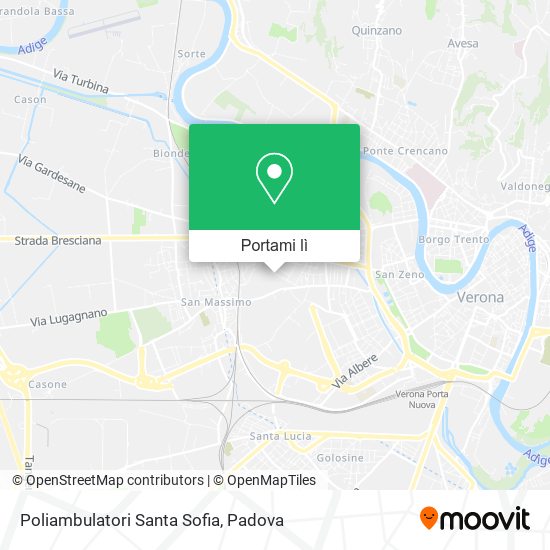 Mappa Poliambulatori Santa Sofia