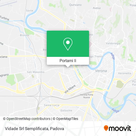 Mappa Vidade Srl Semplificata