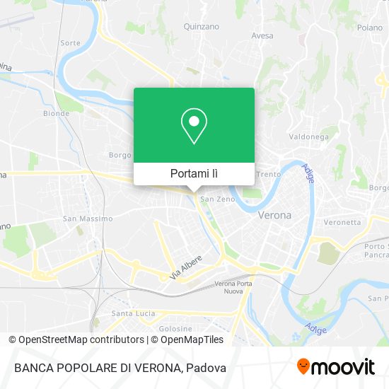 Mappa BANCA POPOLARE DI VERONA