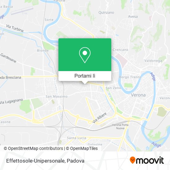 Mappa Effettosole-Unipersonale