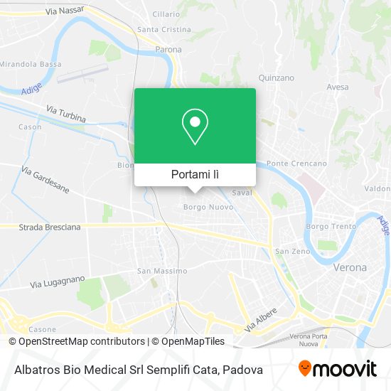 Mappa Albatros Bio Medical Srl Semplifi Cata