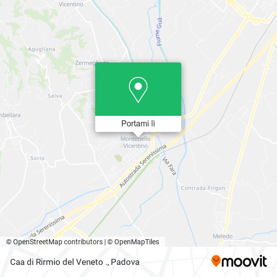 Mappa Caa di Rirmio del Veneto .