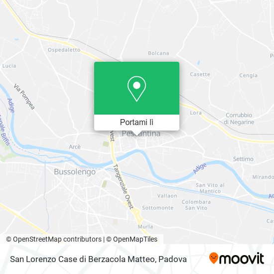 Mappa San Lorenzo Case di Berzacola Matteo