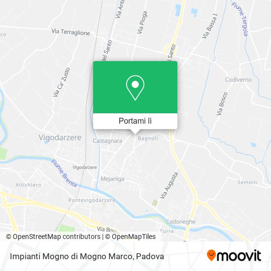Mappa Impianti Mogno di Mogno Marco