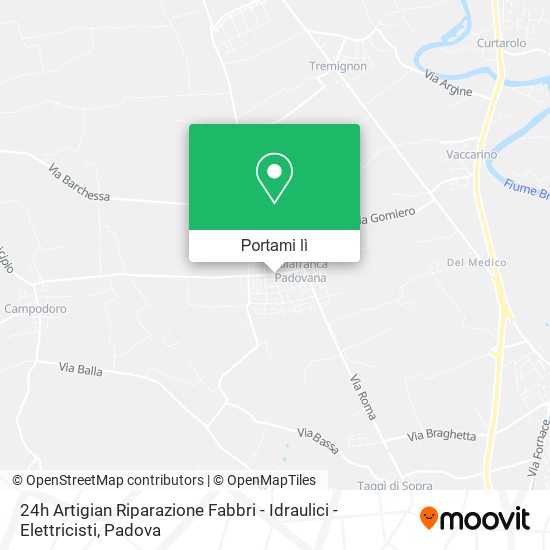 Mappa 24h Artigian Riparazione Fabbri - Idraulici - Elettricisti