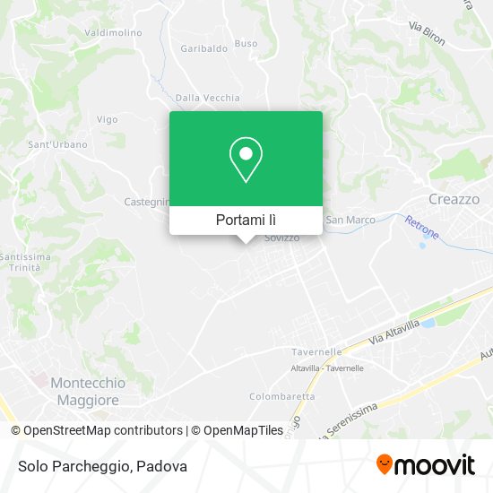 Mappa Solo Parcheggio