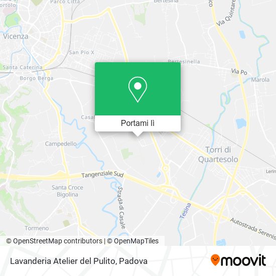 Mappa Lavanderia Atelier del Pulito