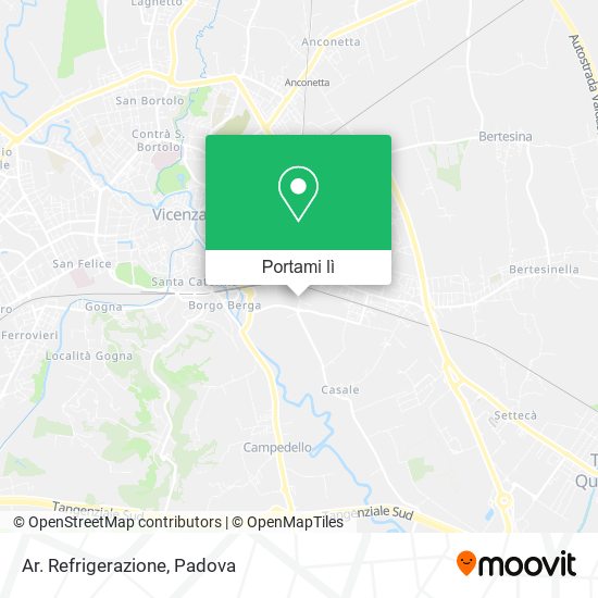 Mappa Ar. Refrigerazione