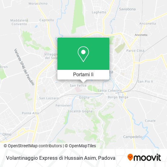 Mappa Volantinaggio Express di Hussain Asim