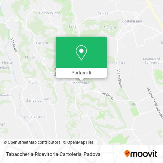 Mappa Tabaccheria-Ricevitoria-Cartoleria