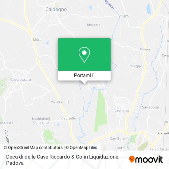 Mappa Deca di delle Cave Riccardo & Co-in Liquidazione