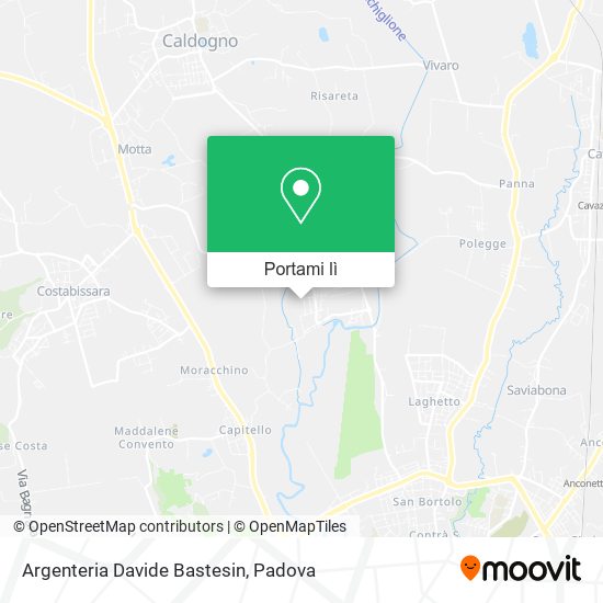 Mappa Argenteria Davide Bastesin