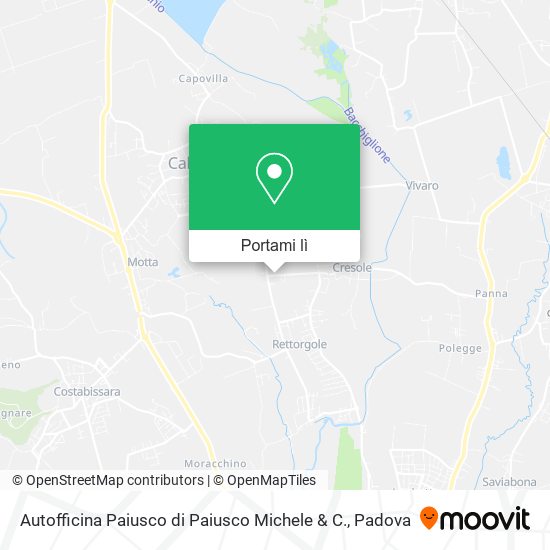 Mappa Autofficina Paiusco di Paiusco Michele & C.