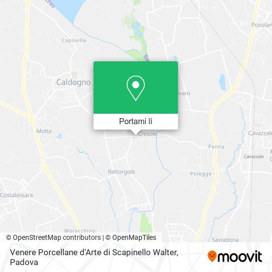Mappa Venere Porcellane d'Arte di Scapinello Walter