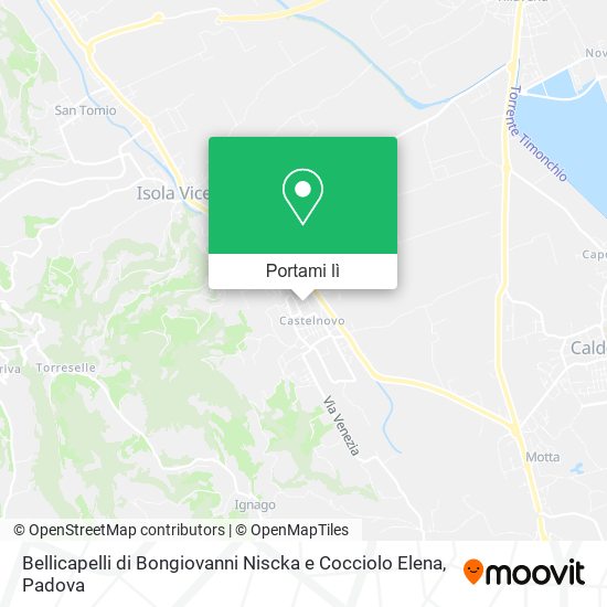 Mappa Bellicapelli di Bongiovanni Niscka e Cocciolo Elena