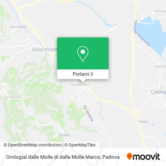 Mappa Orologiai dalle Molle di dalle Molle Marco