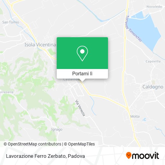 Mappa Lavorazione Ferro Zerbato