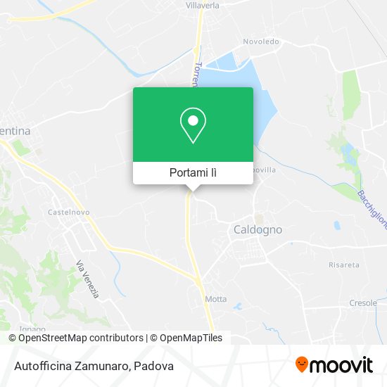 Mappa Autofficina Zamunaro