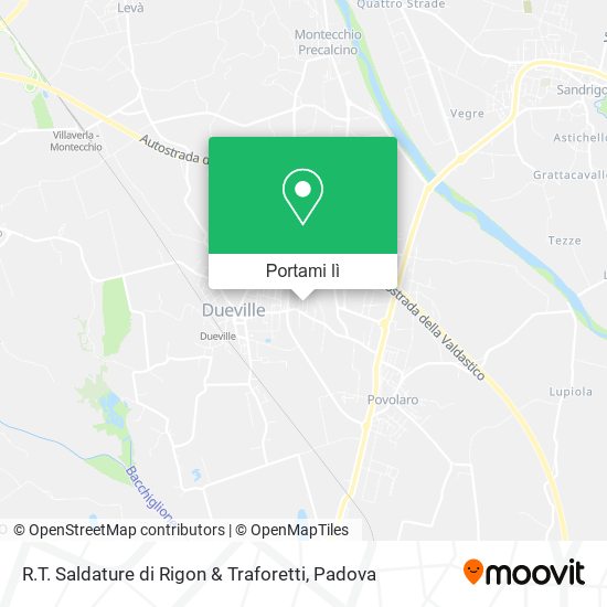Mappa R.T. Saldature di Rigon & Traforetti