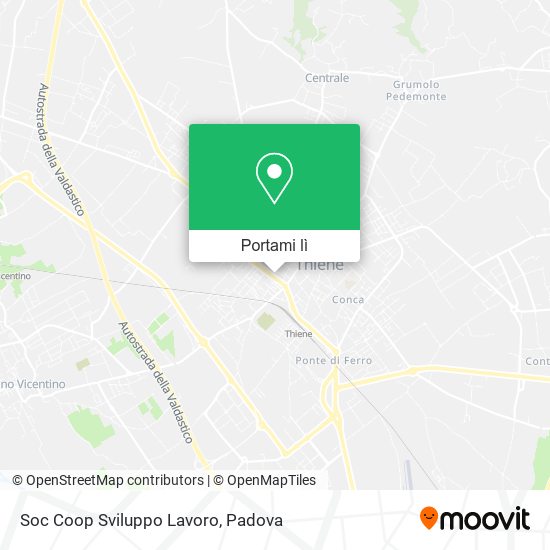 Mappa Soc Coop Sviluppo Lavoro