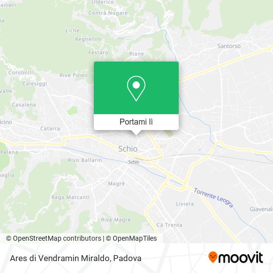 Mappa Ares di Vendramin Miraldo