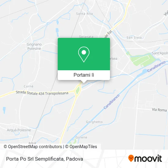 Mappa Porta Po Srl Semplificata