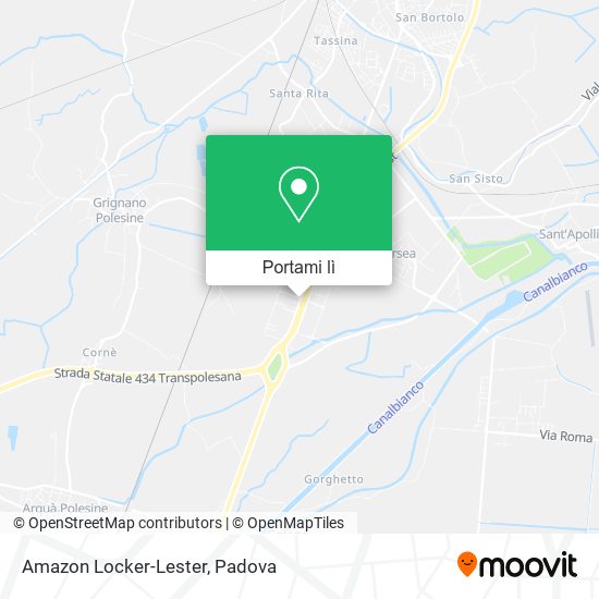 Mappa Amazon Locker-Lester