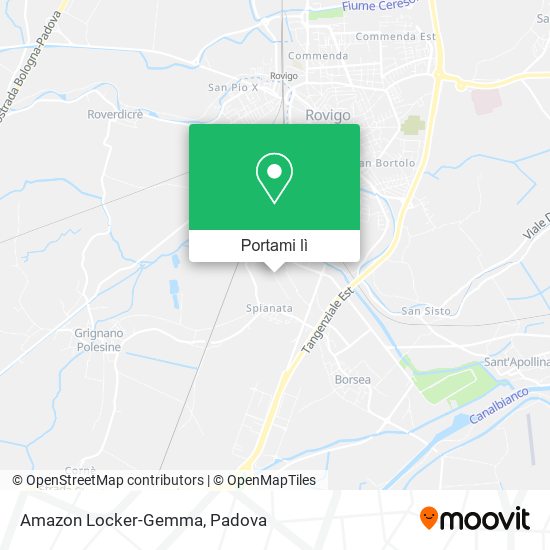Mappa Amazon Locker-Gemma