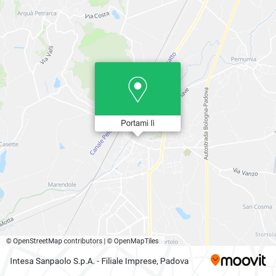 Mappa Intesa Sanpaolo S.p.A. - Filiale Imprese
