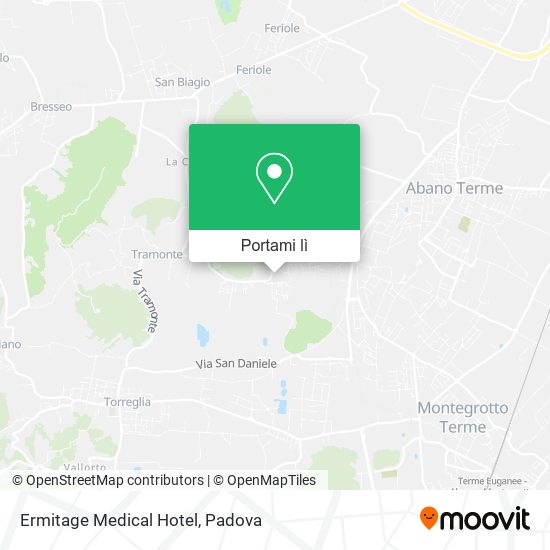 Mappa Ermitage Medical Hotel