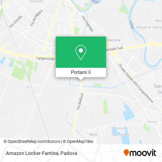 Mappa Amazon Locker-Fantina