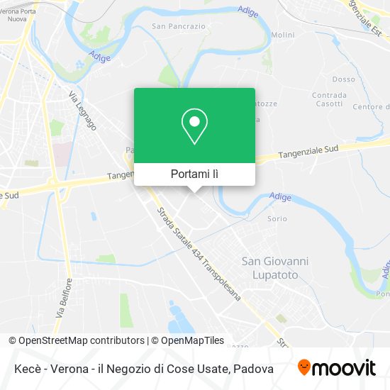 Mappa Kecè - Verona - il Negozio di Cose Usate