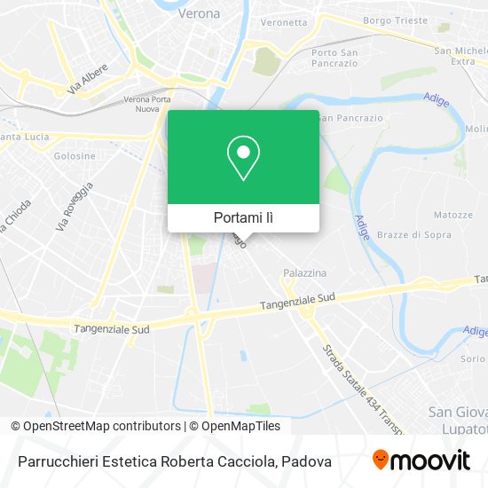 Mappa Parrucchieri Estetica Roberta Cacciola