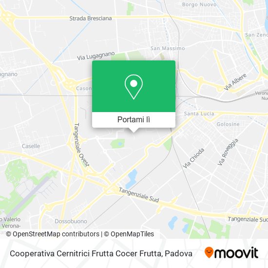Mappa Cooperativa Cernitrici Frutta Cocer Frutta