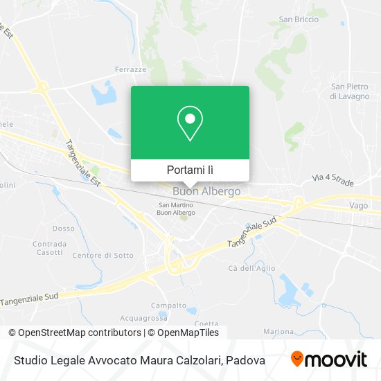 Mappa Studio Legale Avvocato Maura Calzolari