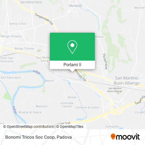 Mappa Bonomi Tricos Soc Coop