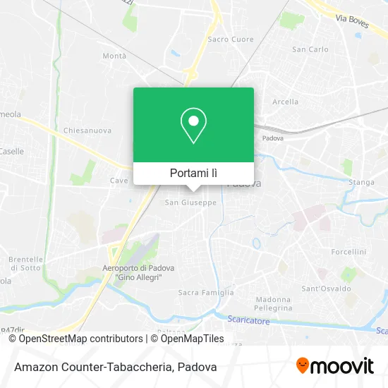 Mappa Amazon Counter-Tabaccheria