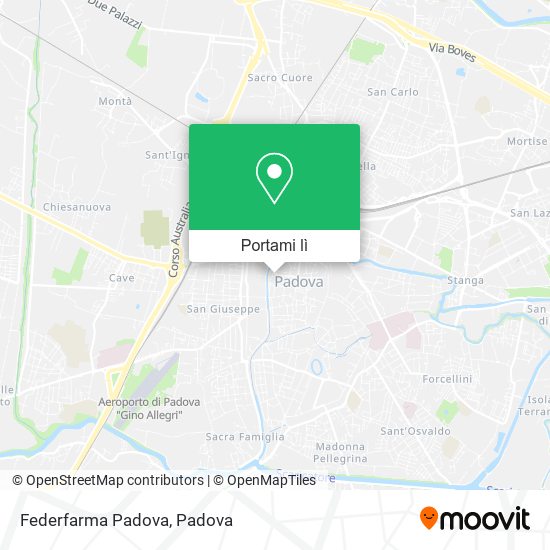 Mappa Federfarma Padova