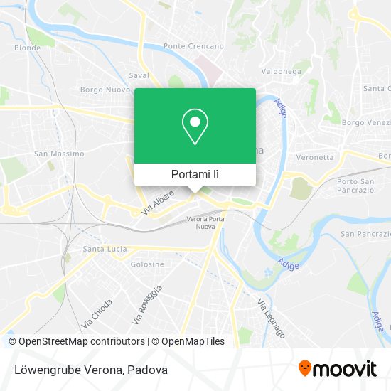 Mappa Löwengrube Verona