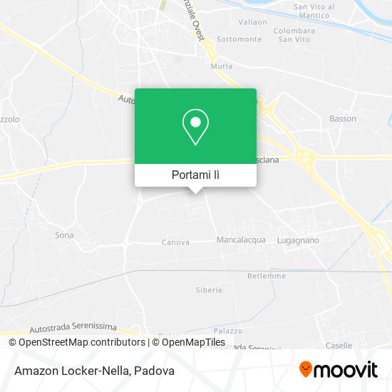 Mappa Amazon Locker-Nella