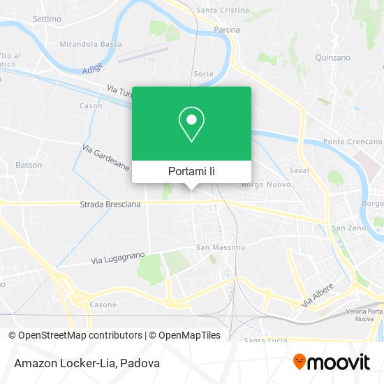 Mappa Amazon Locker-Lia