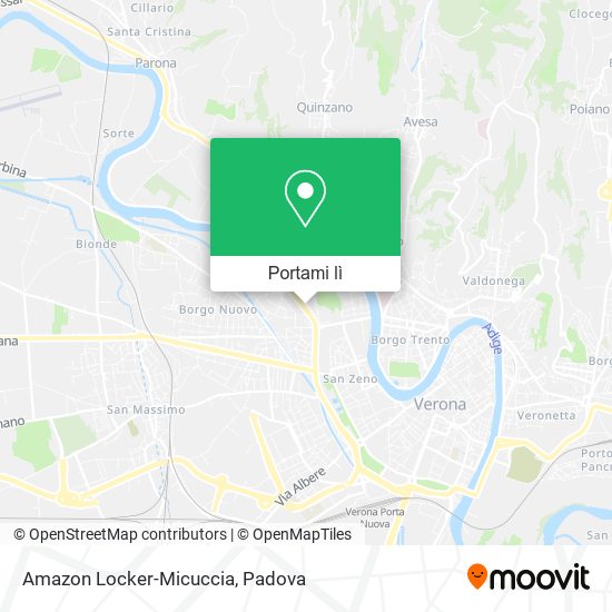 Mappa Amazon Locker-Micuccia