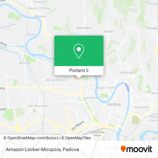 Mappa Amazon Locker-Micuccia