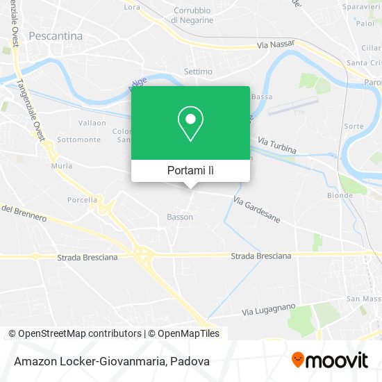 Mappa Amazon Locker-Giovanmaria