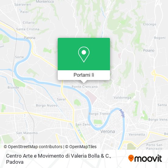 Mappa Centro Arte e Movimento di Valeria Bolla & C.