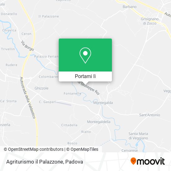 Mappa Agriturismo il Palazzone