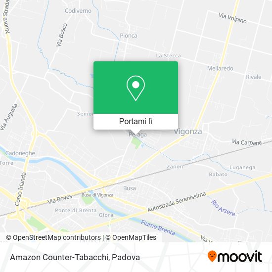 Mappa Amazon Counter-Tabacchi