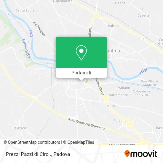Mappa Prezzi Pazzi di Ciro .