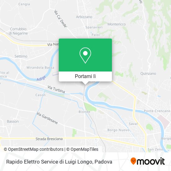 Mappa Rapido Elettro Service di Luigi Longo