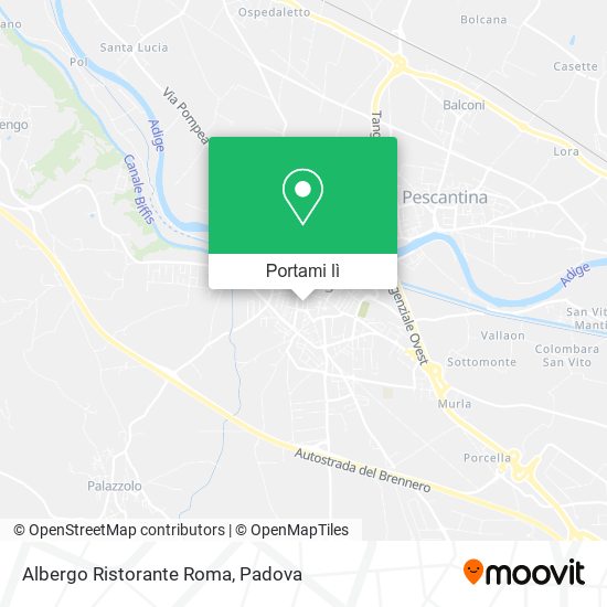 Mappa Albergo Ristorante Roma